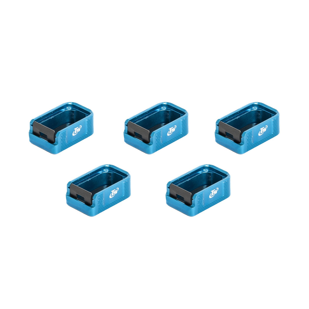 CZ Shadow 2, CZ 75 & SP-01 fondello caricatore alu TS - set di 5 pz | +2 colpi