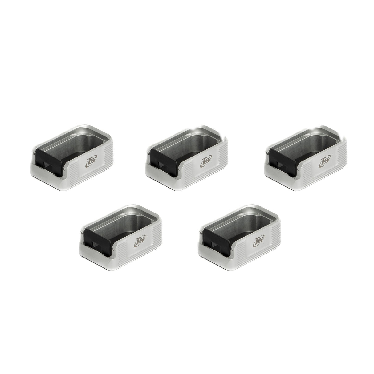 CZ Shadow 2, CZ 75 & SP-01 fondello caricatore alu TS - set di 5 pz | +2 colpi