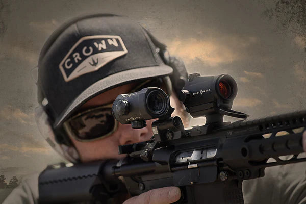 Sightmark XTM-3 Ingranditore 3x con attacco red dot LQD flip to side