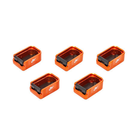 CZ Shadow 2, CZ 75 & SP-01 talons de chargeur alu TS - lot de 5 pcs | +2 cartouches