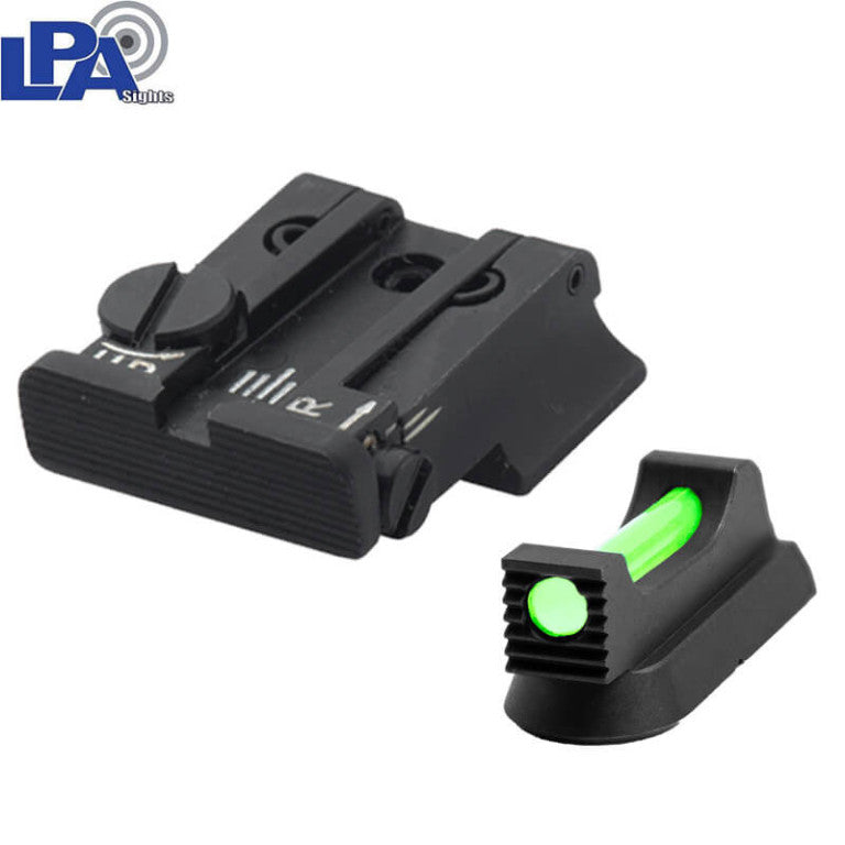 CZ 75B, CZ P-01, CZ 75 SP-01 adjustable sight set with fiber optics | LPA