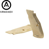 CZ 75B & SP-01, CZ TS 2, CZ Shadow 2 plaquettes de poignée laiton ergo Armanov
