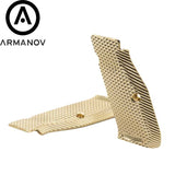 CZ 75B & SP-01, CZ TS 2, CZ Shadow 2 guancette corte in ottone ergonomiche Armanov