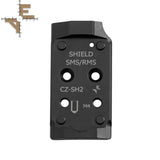 CZ Shadow 2 piastra adattatrice Optics Ready | Shield RMSc impronta Evo Arms