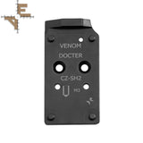 CZ Shadow 2 piastra Optics Ready | Vortex Venom impronta Evo Arms