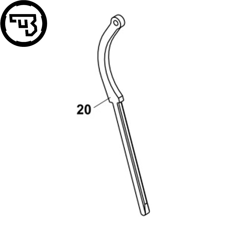 CZ Shadow 2, CZ 75B, CZ 75 SP-01 Shadow asta molla principale | parte #20