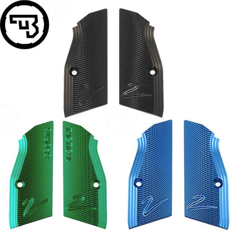 CZ TS 2, CZ Shadow 2, CZ 75B & SP-01 guancette corte in alluminio CZ