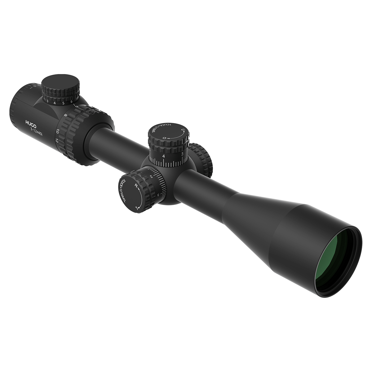 Vector Optics Hugo 3-12x40i Reticolo in fibra cannocchiale 