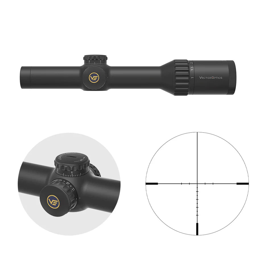 Vector Optics Continental 1-10x24i ED Fiber cannocchiale