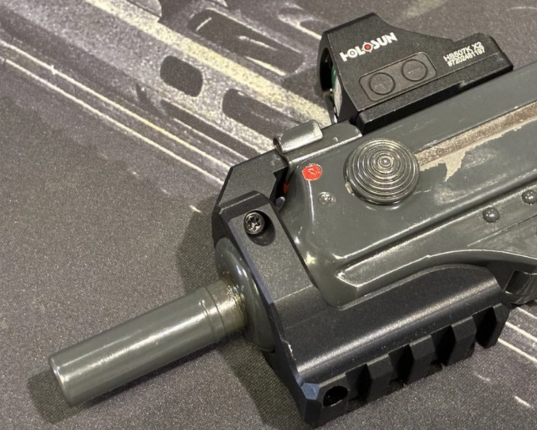 Vz 61 Skorpion montage point rouge with rail Picatinny / M-Lok | Holosun K-series empreinte