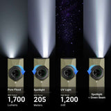 Olight ArkPro Ultra | torcia EDC piatta 4-in-1 | 1.700 lm