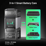 Olight Ostation 2 Pro | chargeur intelligent de piles AA/AAA | 3-en-1